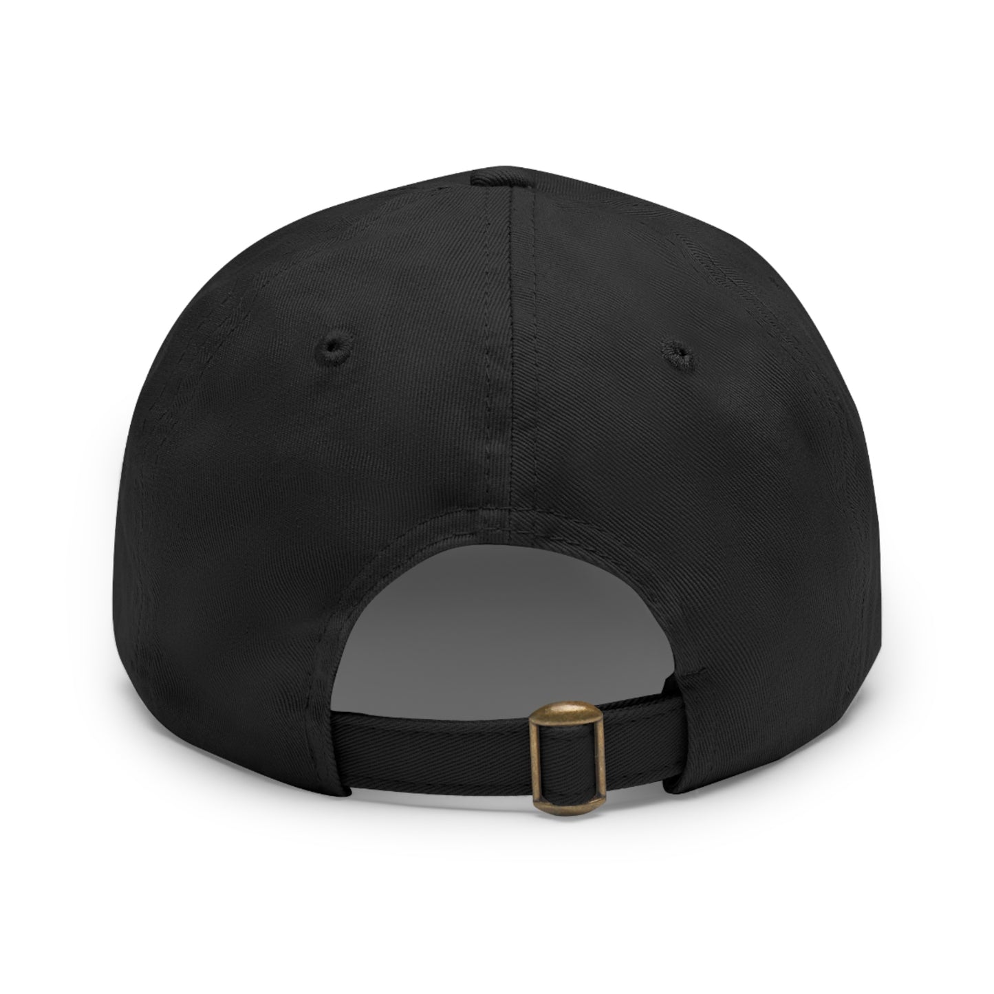 Unisex Hat with Leather Patch (Round)